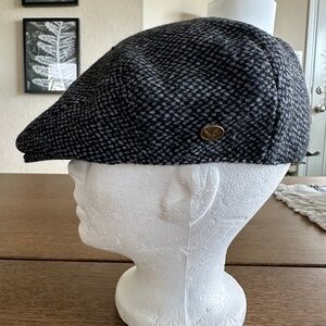 Epoch Wool Tweed Newboy Hat Size Medium